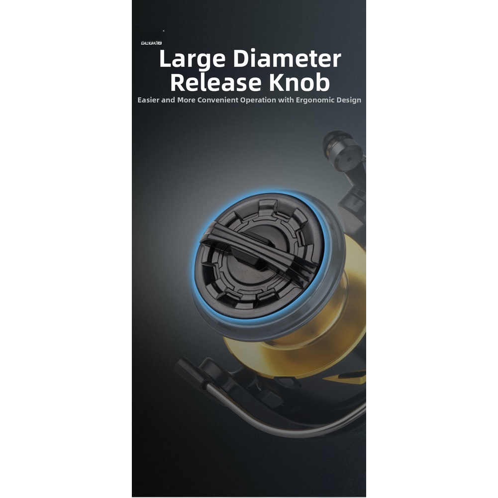 Reel Drag Knob - بكرة صيد معدنية مع مقبض سحب