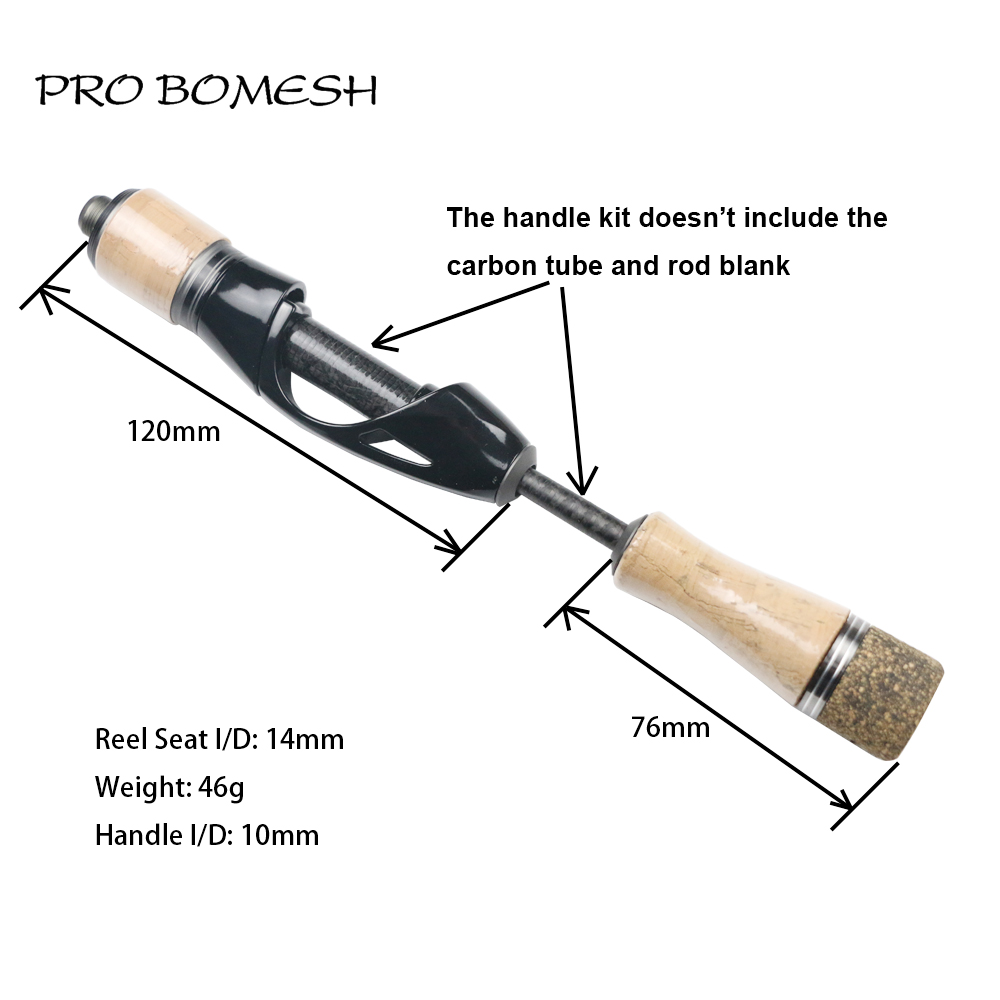 Ice Fishing Reel - برو Bomesh 1 مجموعة الفلين مقبض