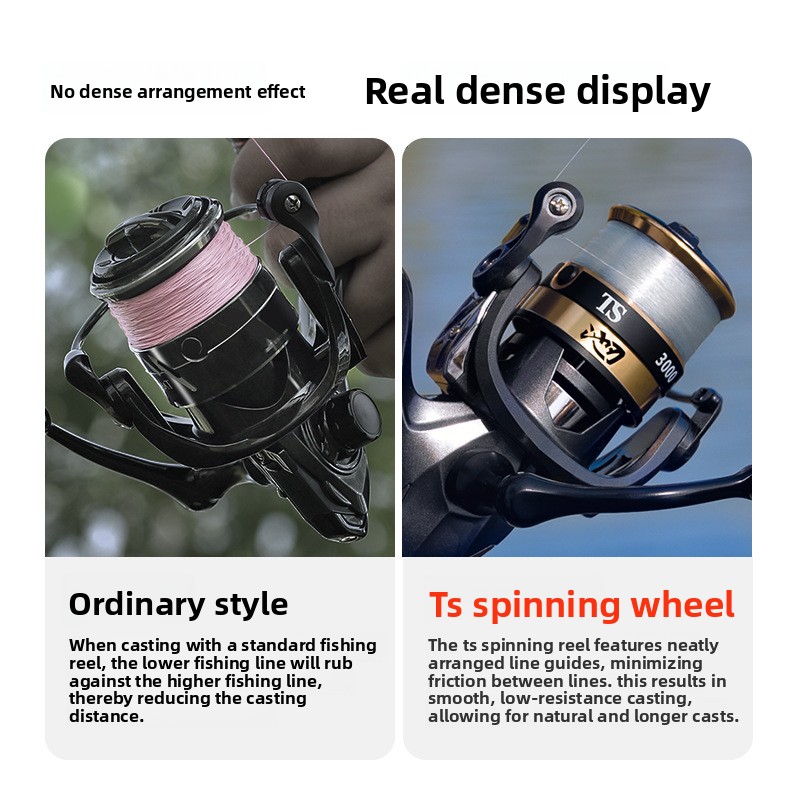 عجلات صيد معدنية متطورة ذات تص - مراجعة Ice Fishing Reel وسعره