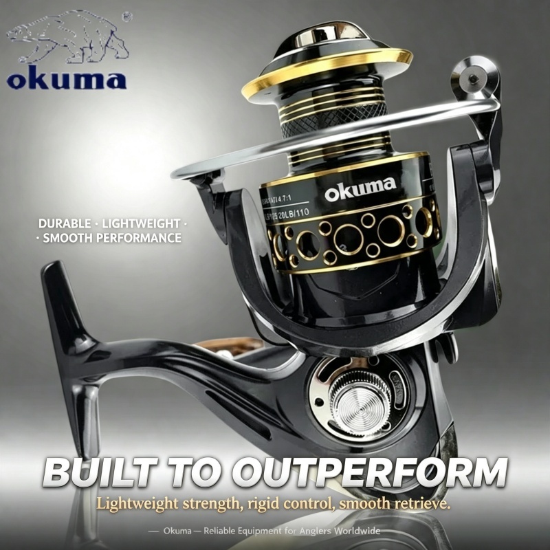 بكرة صيد OKUMA-Spinning، بكرة  - مراجعة Ice Fishing Reel وسعره
