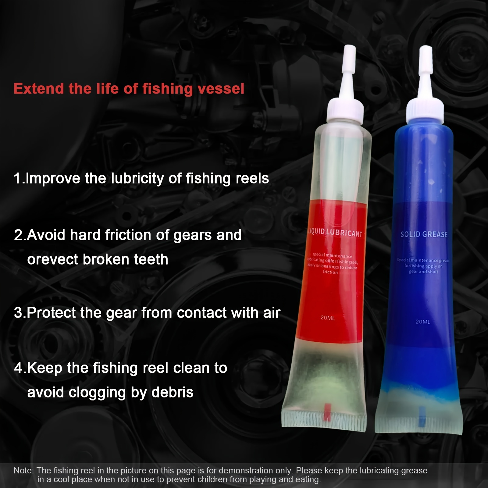 طقم صيانة عجلة الصيد مكون من 4 - مراجعة Reel Lubricant وسعره